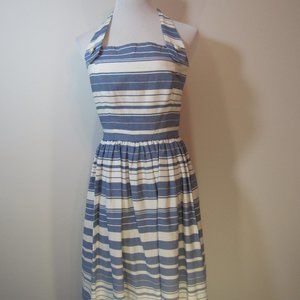 Vintage Tobias & Co. Striped Halter Dress